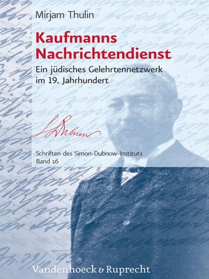cover image of Kaufmanns Nachrichtendienst